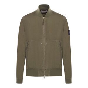 Stone Island Men Technical Fabric Jacket With Compass Logo